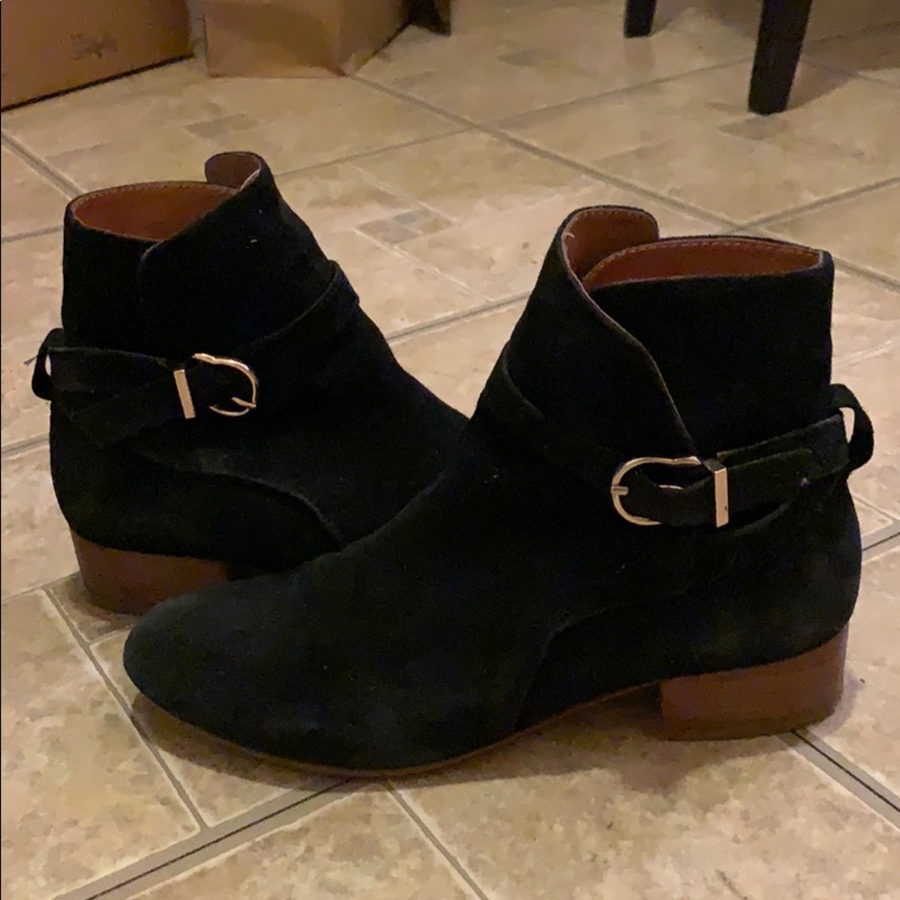& Other Stories Black Suede Chelsea Boots